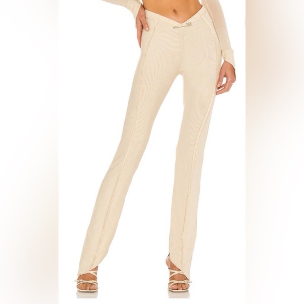 GUC Sami Miro Vintage- Asymmetrical Pants in Nude. Size L